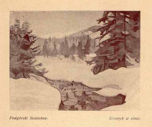 Podgórski Stanisłąw Strumyk w zimie, s.25
