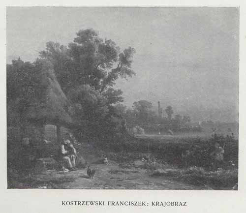 Kostrzewski Franciszek Krajobraz, 100 lat malarstwa